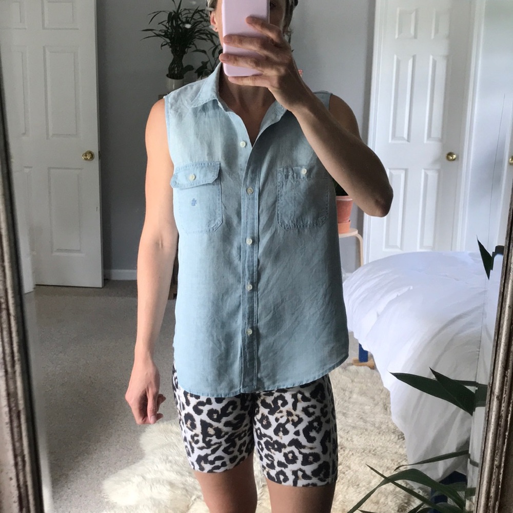 Lauren Ralph Lauren Linen sleeveless shirt M